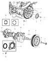 Jeep Wrangler Crankshaft Diagram - 4781507AC