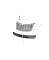 Chrysler PT Cruiser Grille Diagram - ZG98ARHAD