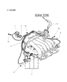 Dodge Stealth EGR Valve Diagram - MD199283