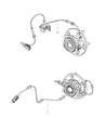 Chrysler 300 Speed Sensor Diagram - 68199988AC