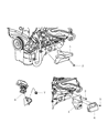 Dodge Magnum Engine Mount Diagram - 4578161AD