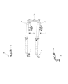 2014 Chrysler 200 Seat Belt Diagram - YX461L1AE