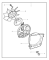 2006 Jeep Liberty Fan Blade Diagram - 82206937
