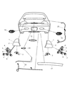 Dodge Intrepid Back Up Light Diagram - 4574961AK