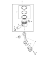 Ram Piston Diagram - 68067120AB