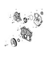 Ram Timing Cover Diagram - 68229362AA
