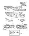Chrysler Evaporator Diagram - 5104688AA