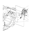 2006 Dodge Grand Caravan Parking Brake Cable Diagram - 4721310AC
