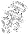 Dodge Intrepid Air Bag Diagram - 4649116AD