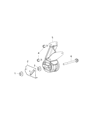 Ram Engine Mount Diagram - 68089042AB