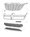 2012 Chrysler 200 Grille Diagram - 68082050AD