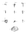 Ram Coolant Temperature Sensor Diagram - 68164627AA