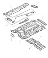 Dodge Floor Pan Diagram - 55257448AC