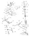 Chrysler Sebring Axle Pivot Bushing Diagram - MR297507