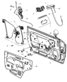 Dodge Challenger Door Latch Assembly Diagram - 68064403AD