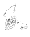 2017 Dodge Durango Armrest Diagram - 6GF64XR4AA