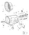 Jeep Commander Transfer Case Cover Diagram - 53013573AB