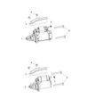 Ram Starter Motor Diagram - 4801852AB