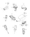 Jeep Cherokee Oil Pressure Switch Diagram - 68145662AA
