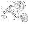 2002 Dodge Ram Wagon Brake Drum Diagram - 52009541AD