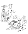 2011 Ram Dakota Seat Belt Diagram - 5JJ821DVAA