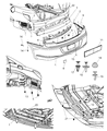 Chrysler Sebring License Plate Diagram - 4389967AA