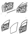 Ram Door Seal Diagram - 68245331AB