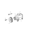 Dodge Sprinter 2500 Power Steering Pump Diagram - 5103795AA