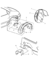 2002 Chrysler Voyager Wheelhouse Diagram - 4857763AA
