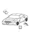 Chrysler Air Bag Sensor Diagram - 68005689AA