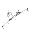 Dodge Journey Rack And Pinion Diagram - 68140632AD
