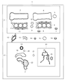 2017 Chrysler Pacifica Timing Cover Gasket Diagram - 68321074AA