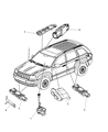 Jeep Commander Air Bag Sensor Diagram - 4896083AA