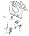 2006 Dodge Charger Door Handle Diagram - YS97WS2AD