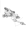 Dodge Viper Axle Shaft Diagram - 5038200AA