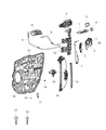 2021 Ram 1500 Door Handle Diagram - 68307241AE