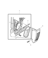 2000 Jeep Wrangler Car Speakers Diagram - 56008795AC