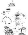 Dodge Ram 2500 Air Filter Diagram - 53032404AA