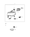Chrysler 300 Fog Light Diagram - 68228884AF