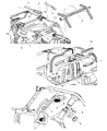 Jeep Wrangler Car Speakers Diagram - 5081667AB