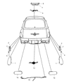 Chrysler PT Cruiser Back Up Light Diagram - 5288826AC