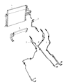 2009 Dodge Ram 1500 Power Steering Cooler Diagram - 55056800AB