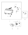 Jeep Compass Headlight Diagram - 68171215AA
