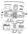 Chrysler Voyager A/C Switch Diagram - 5005001AD