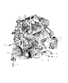 Chrysler Pacifica Power Steering Hose Diagram - 4880913AA