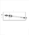 Ram Intermediate Shaft Diagram - 68456997AA