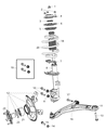 Jeep Compass Control Arm Diagram - 5105041AE