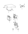 Chrysler ABS Control Module Diagram - 68435852AC