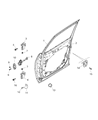 Jeep Renegade Door Hinge Diagram - 68439551AA