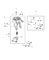 Ram ProMaster 2500 Engine Mount Bracket Diagram - 4725981AC